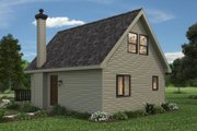 Cabin Style House Plan - 2 Beds 1 Baths 761 Sq/Ft Plan #18-4501 