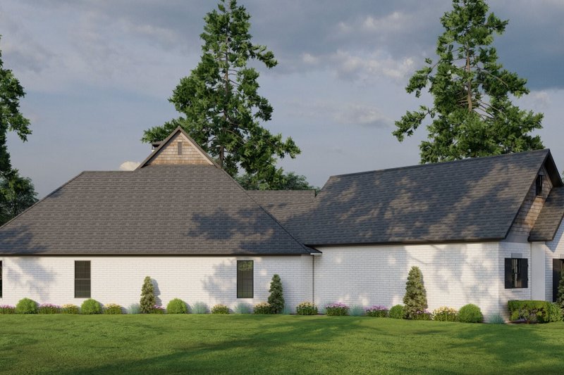 Architectural House Design - Exterior - Other Elevation 2 for European House Plan #17-2479 - 4 bed, 2.5 bath
