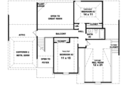 Traditional Style House Plan - 3 Beds 2.5 Baths 2107 Sq/Ft Plan #81-756 