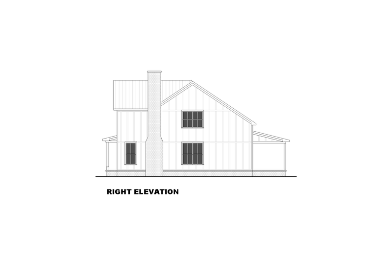 House Blueprint - Exterior - Other Elevation 1 for Farmhouse House Plan #1117-30 - 3 bed, 2.5 bath