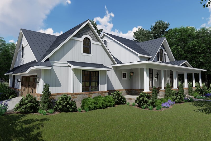Home Plan - Exterior - Front Elevation 7 for Farmhouse House Plan #120-257 - 3 bed, 2.5 bath