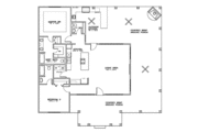 Southern Style House Plan - 2 Beds 2.5 Baths 2870 Sq/Ft Plan #8-264 