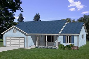 Farmhouse Exterior - Front Elevation Plan #116-210