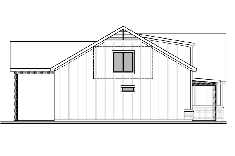 House Design - Exterior - Other Elevation for Farmhouse House Plan #1073-45 - 3 bed, 2 bath