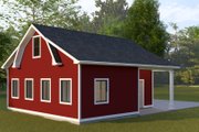 European Style House Plan - 0 Beds 0 Baths 621 Sq/Ft Plan #1060-342 