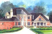 European Style House Plan - 2 Beds 4 Baths 4811 Sq/Ft Plan #119-233 