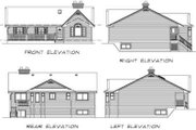 Traditional Style House Plan - 3 Beds 2 Baths 1475 Sq/Ft Plan #47-148 