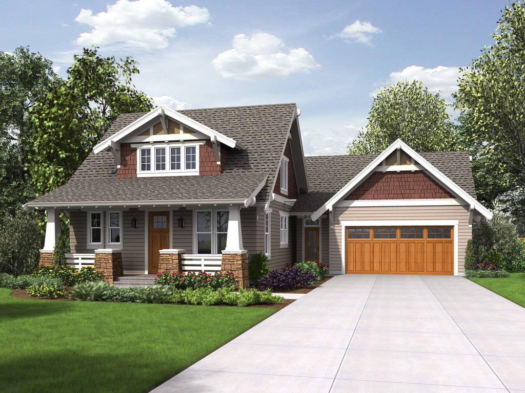 Cottage Style House Plan - 3 Beds 2.5 Baths 2256 Sq/Ft Plan #48-704