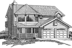 Traditional Exterior - Front Elevation Plan #47-234