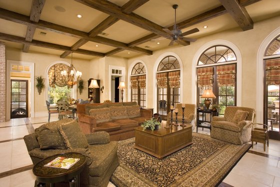 Interior - Family Room for Southern House Plan #20-2173 - 6 bed, 6.5 bath