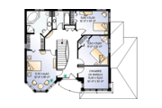 European Style House Plan - 3 Beds 2.5 Baths 2042 Sq/Ft Plan #23-285 