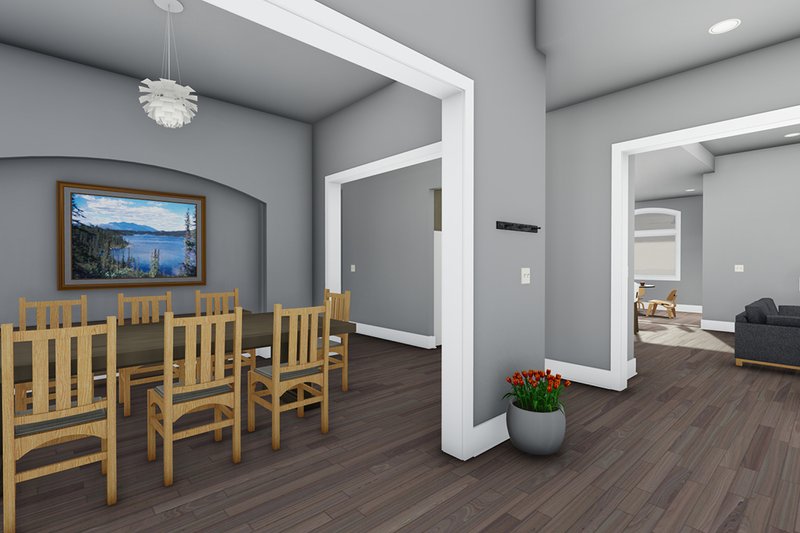 Dream House Plan - Interior - Dining Room for Adobe / Southwestern House Plan #1069-22 - 3 bed, 3.5 bath