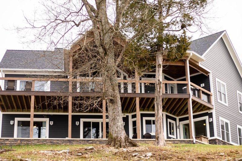 Architectural House Design - Exterior - Rear Elevation for Country House Plan #54-459 - 3 bed, 2 bath