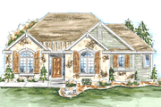 Traditional Style House Plan - 2 Beds 2 Baths 1612 Sq/Ft Plan #20-1603 