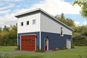Contemporary Style House Plan - 0 Beds 0 Baths 861 Sq/Ft Plan #932-529 