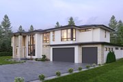 Contemporary Style House Plan - 4 Beds 4.5 Baths 4547 Sq/Ft Plan #1066-260 