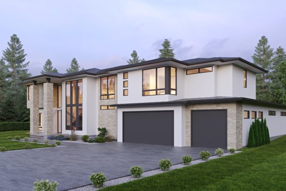 Exterior - Other Elevation 1 for Contemporary House Plan #1066-260 - 4 bed, 4.5 bath