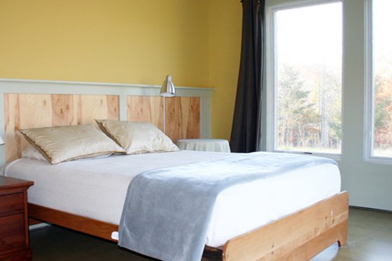 Interior - Master Bedroom for Modern House Plan #488-1 - 2 bed, 2 bath