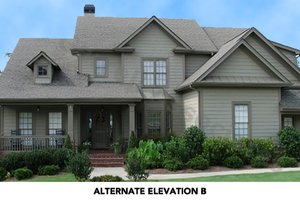 Exterior - Front Elevation for Traditional House Plan #54-113 - 4 bed, 3.5 bath