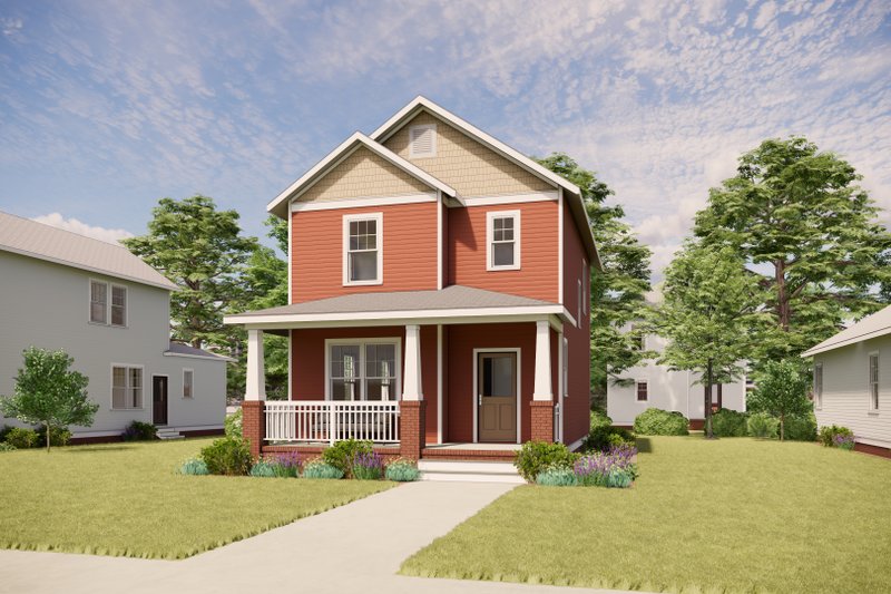 Dream House Plan - Exterior - Front Elevation 2 for Traditional House Plan #936-28 - 3 bed, 2.5 bath