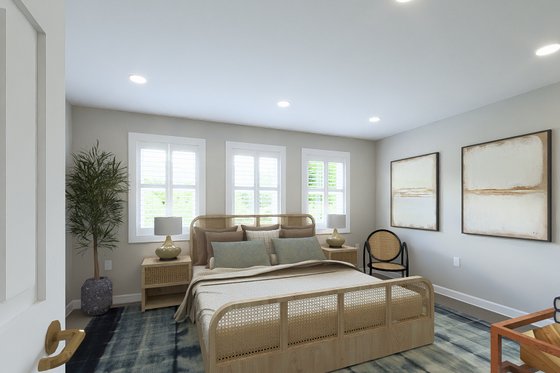 Interior - Master Bedroom 2 for Farmhouse House Plan #1060-207 - 5 bed, 3 bath