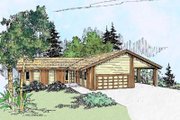 Ranch Style House Plan - 3 Beds 2 Baths 1152 Sq/Ft Plan #60-380 