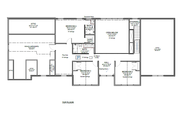 Contemporary Style House Plan - 4 Beds 3.5 Baths 3101 Sq/Ft Plan #1116-10 Floor 
