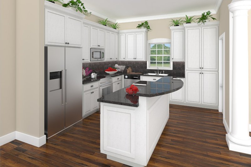 Dream House Plan - Interior - Kitchen for Craftsman House Plan #21-303 - 3 bed, 2 bath
