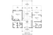 Ranch Style House Plan - 2 Beds 2 Baths 1377 Sq/Ft Plan #932-733 