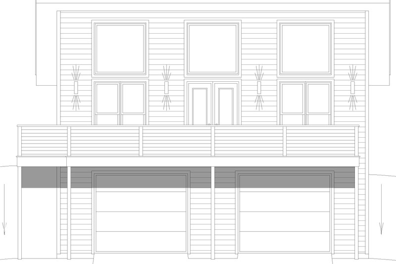 Dream House Plan - Exterior - Front Elevation 3 for Contemporary House Plan #932-798 - 1 bed, 2 bath