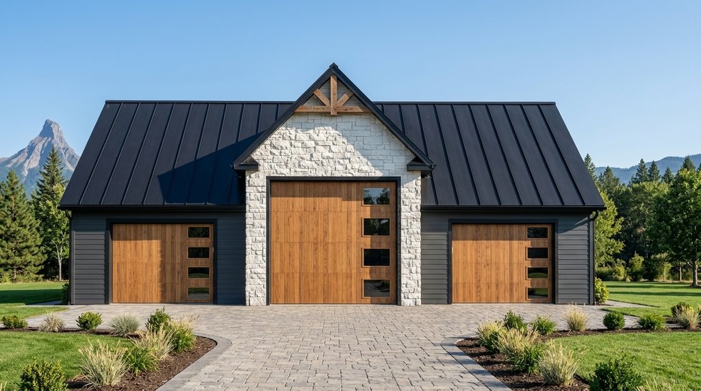 Exterior - Front Elevation 2 for Contemporary House Plan #1064-331, 0 bath