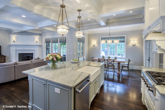 Interior - Kitchen 3 for European House Plan #929-855 - 5 bed, 4 bath