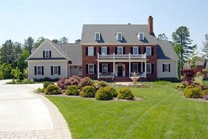 Exterior - Front Elevation 3 for Colonial House Plan #137-247 - 4 bed, 3 bath