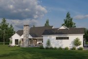 Farmhouse Style House Plan - 4 Beds 3.5 Baths 2930 Sq/Ft Plan #923-365 