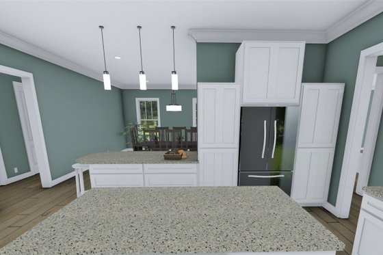 Interior - Kitchen for Farmhouse House Plan #44-250 - 3 bed, 2 bath