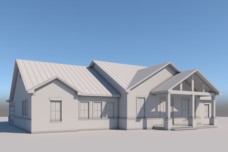 House Plan Design - Exterior - Front Elevation 4 for Farmhouse House Plan #430-346 - 3 bed, 2.5 bath