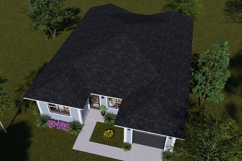 Home Plan - Exterior - Other Elevation 6 for Modern House Plan #513-2484 - 3 bed, 3 bath