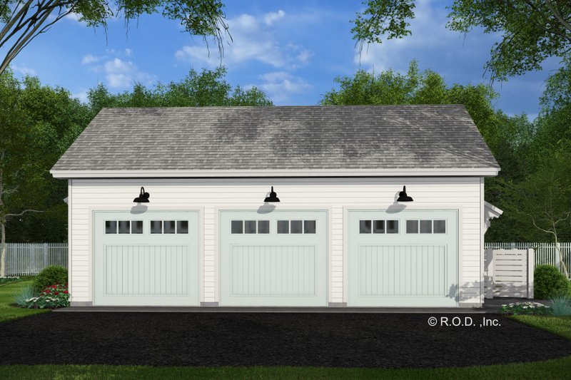 House Blueprint - Exterior - Front Elevation 4 for Farmhouse House Plan #51-1579, 0 bath