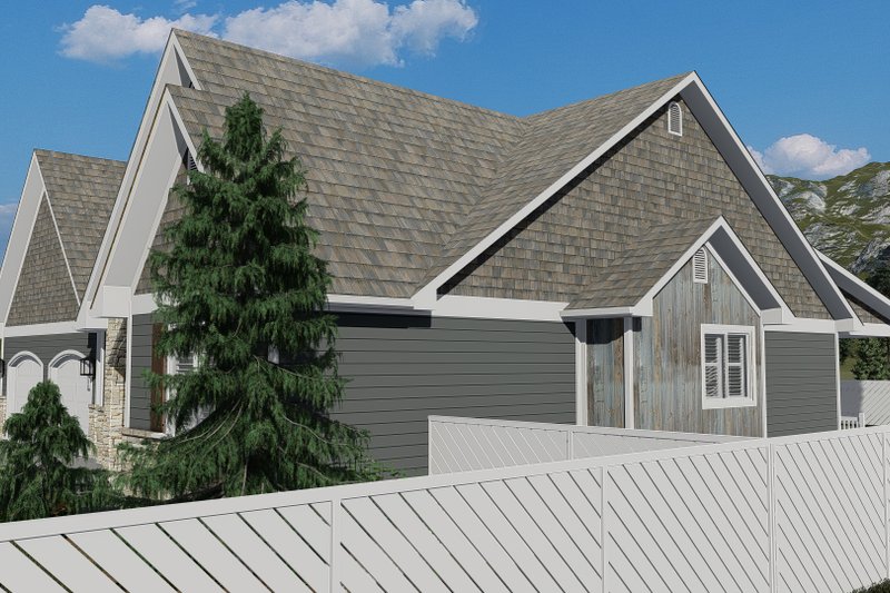 House Plan Design - Exterior - Other Elevation for Cottage House Plan #1060-64 - 2 bed, 2 bath