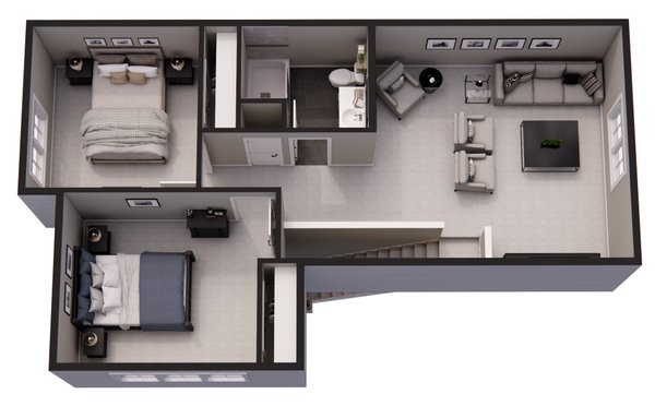 Dream House Plan - Farmhouse Floor Plan - Upper Floor Plan #51-1407