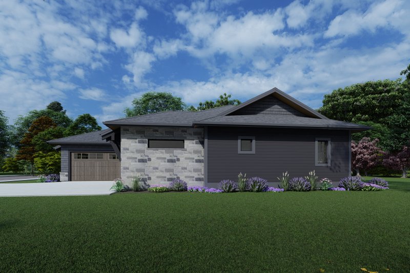 House Plan Design - Exterior - Other Elevation 1 for Cottage House Plan #1069-27 - 2 bed, 2.5 bath