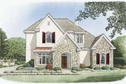 European Style House Plan - 3 Beds 3.5 Baths 2854 Sq/Ft Plan #410-352 