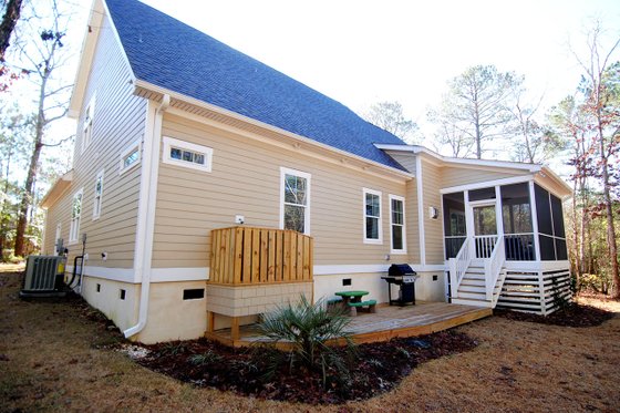 Exterior - Rear Elevation for Country House Plan #927-258 - 4 bed, 3 bath