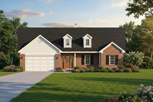 House Blueprint - Ranch Exterior - Front Elevation Plan #22-652