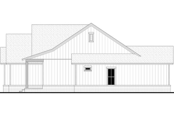 Exterior - Other Elevation 1 for Farmhouse House Plan #430-377 - 4 bed, 2.5 bath
