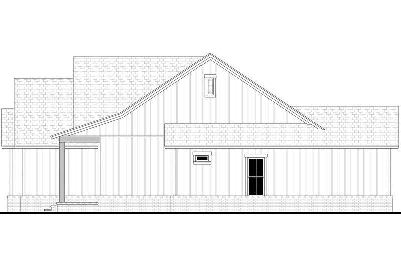 House Design - Exterior - Other Elevation 1 for Farmhouse House Plan #430-377 - 4 bed, 2.5 bath