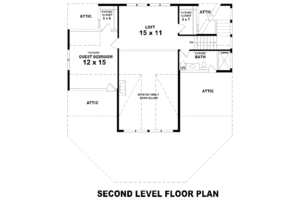 Floor Plan - Other Floor House Plan #81-13783 - 3 bed, 3 bath
