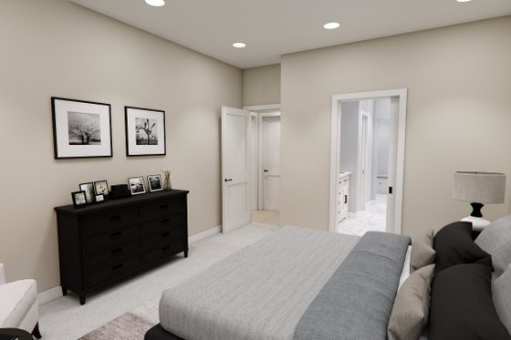 Interior - Master Bedroom 1 for Farmhouse House Plan #51-1363 - 4 bed, 3.5 bath