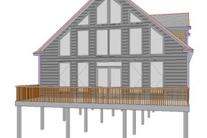 Cottage Exterior - Front Elevation Plan #63-262