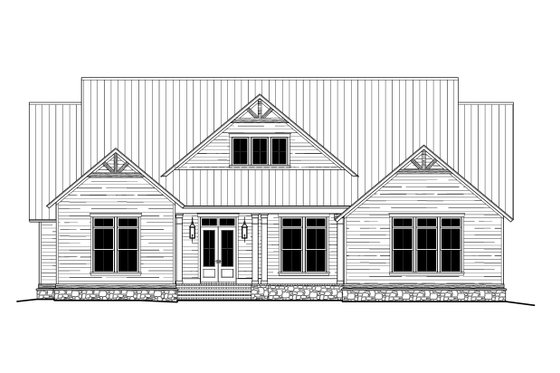 Exterior - Other Elevation for Traditional House Plan #1081-1 - 3 bed, 2.5 bath